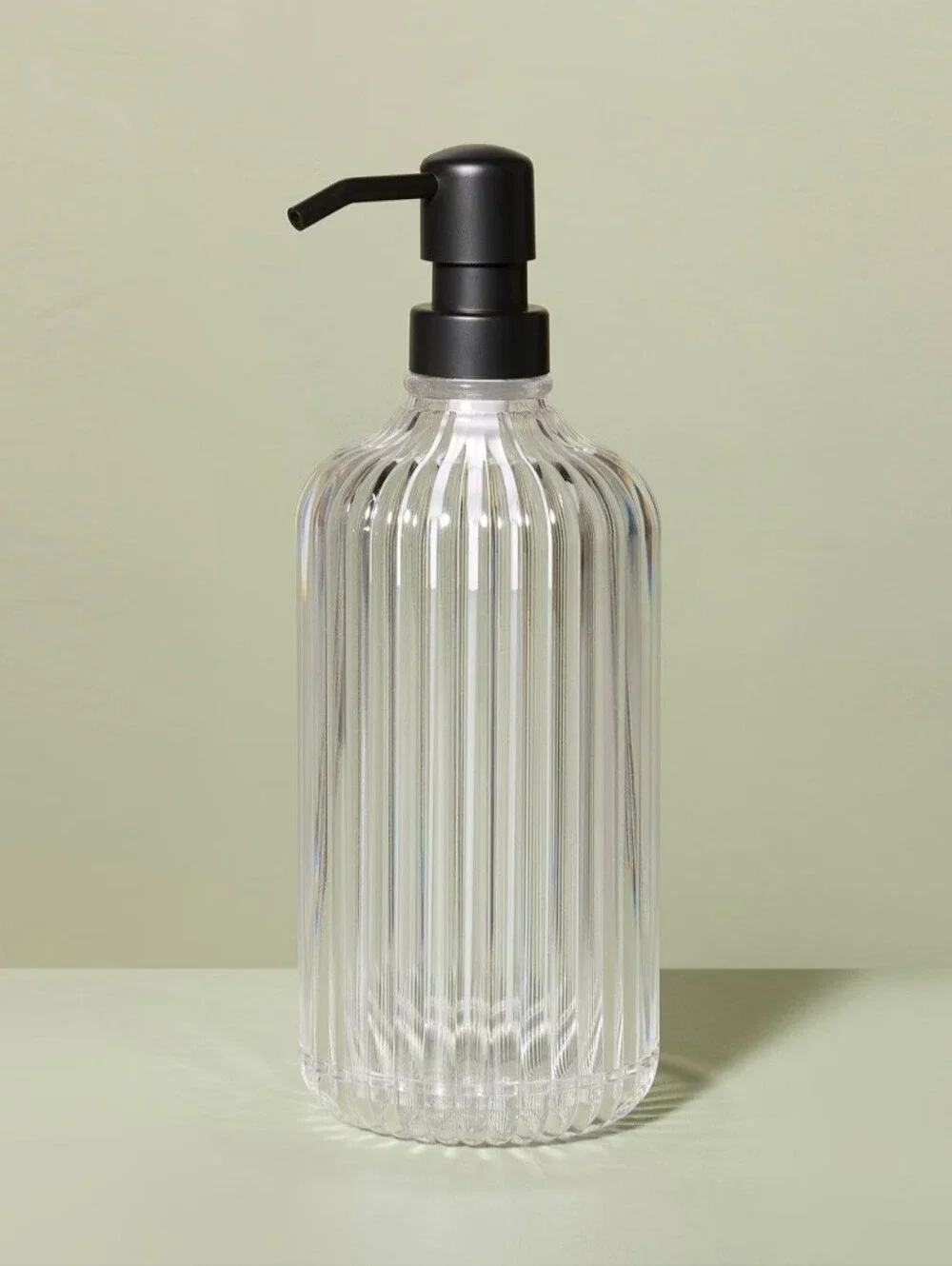 Fluted Acrylic Shower Dispenser - Hearth & Hand with Magnolia